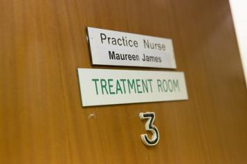 practice nurse door