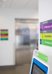 signs inside hospital